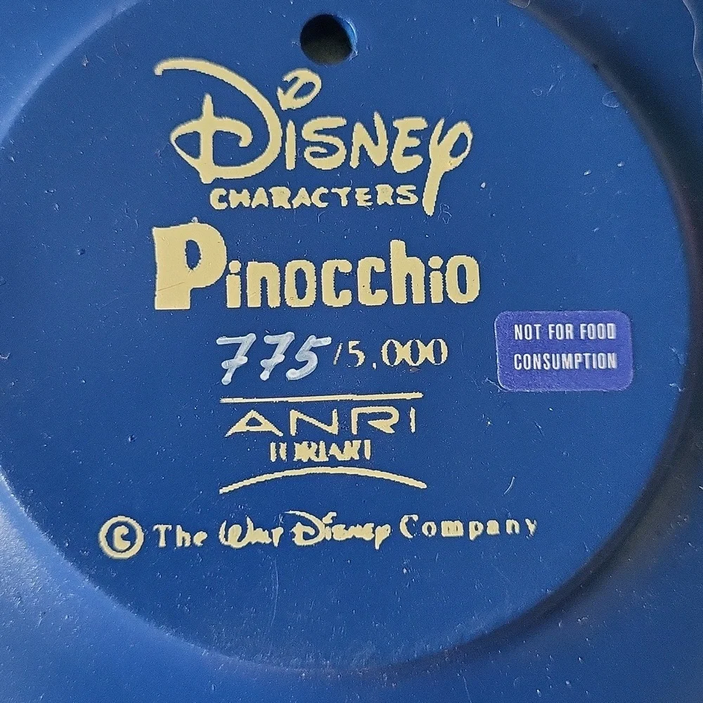 Collectible Disney Pinocchio Mini Plate